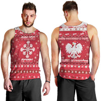 Poland Christmas Men Tank Top Pierogi Polish Snow - Wonder Print Shop