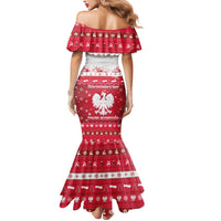 Poland Christmas Mermaid Dress Pierogi Polish Snow - Wonder Print Shop