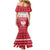 Poland Christmas Mermaid Dress Pierogi Polish Snow - Wonder Print Shop