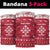 Poland Christmas Neck Gaiter Pierogi Polish Snow - Wonder Print Shop
