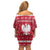 Poland Christmas Off Shoulder Short Dress Pierogi Polish Snow - Wonder Print Shop