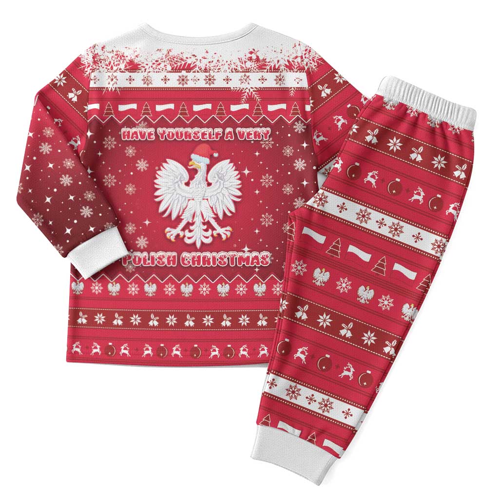 Poland Christmas Pajama Set Pierogi Polish Snow - Wonder Print Shop