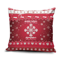 Poland Christmas Pillow Cover Pierogi Polish Snow - Wonder Print Shop