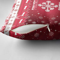 Poland Christmas Pillow Cover Pierogi Polish Snow - Wonder Print Shop