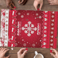 Poland Christmas Puzzle Pierogi Polish Snow - Wonder Print Shop