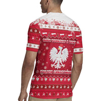 Poland Christmas Rugby Jersey Pierogi Polish Snow - Wonder Print Shop