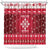 Poland Christmas Shower Curtain Pierogi Polish Snow - Wonder Print Shop