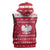 Poland Christmas Sleeveless Zip Hoodie Pierogi Polish Snow - Wonder Print Shop