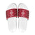 Poland Christmas Slide Sandals Pierogi Polish Snow - Wonder Print Shop