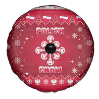 Poland Christmas Spare Tire Cover Pierogi Polish Snow - Wonder Print Shop