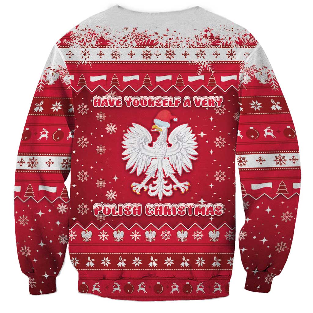 Poland Christmas Sweatshirt Pierogi Polish Snow - Wonder Print Shop