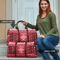 Poland Christmas Travel Bag Pierogi Polish Snow - Wonder Print Shop