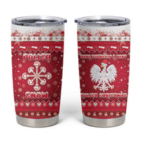 Poland Christmas Tumbler Cup Pierogi Polish Snow - Wonder Print Shop