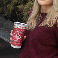 Poland Christmas Tumbler Cup Pierogi Polish Snow - Wonder Print Shop