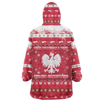 Poland Christmas Wearable Blanket Hoodie Pierogi Polish Snow - Wonder Print Shop