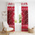 Poland Christmas Window Curtain Pierogi Polish Snow - Wonder Print Shop
