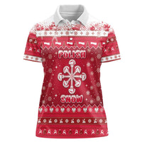 Poland Christmas Women Polo Shirt Pierogi Polish Snow - Wonder Print Shop