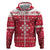 Poland Christmas Zip Hoodie Pierogi Polish Snow - Wonder Print Shop