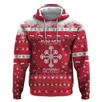 Poland Christmas Zip Hoodie Pierogi Polish Snow - Wonder Print Shop