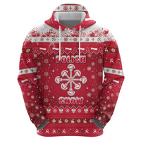 Poland Christmas Zip Hoodie Pierogi Polish Snow - Wonder Print Shop