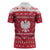 Poland Christmas Zipper Polo Shirt Pierogi Polish Snow - Wonder Print Shop