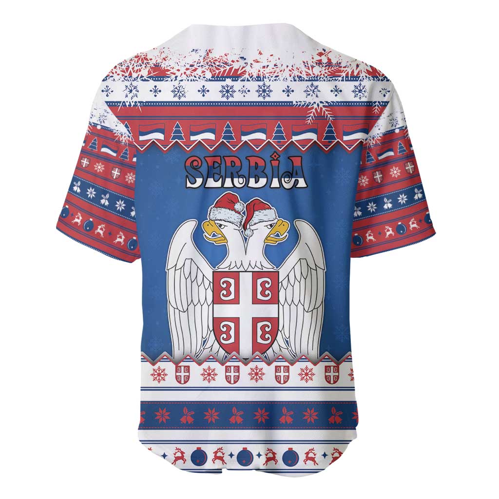 Serbia Christmas Baseball Jersey I Am The Serbian Elf - Wonder Print Shop