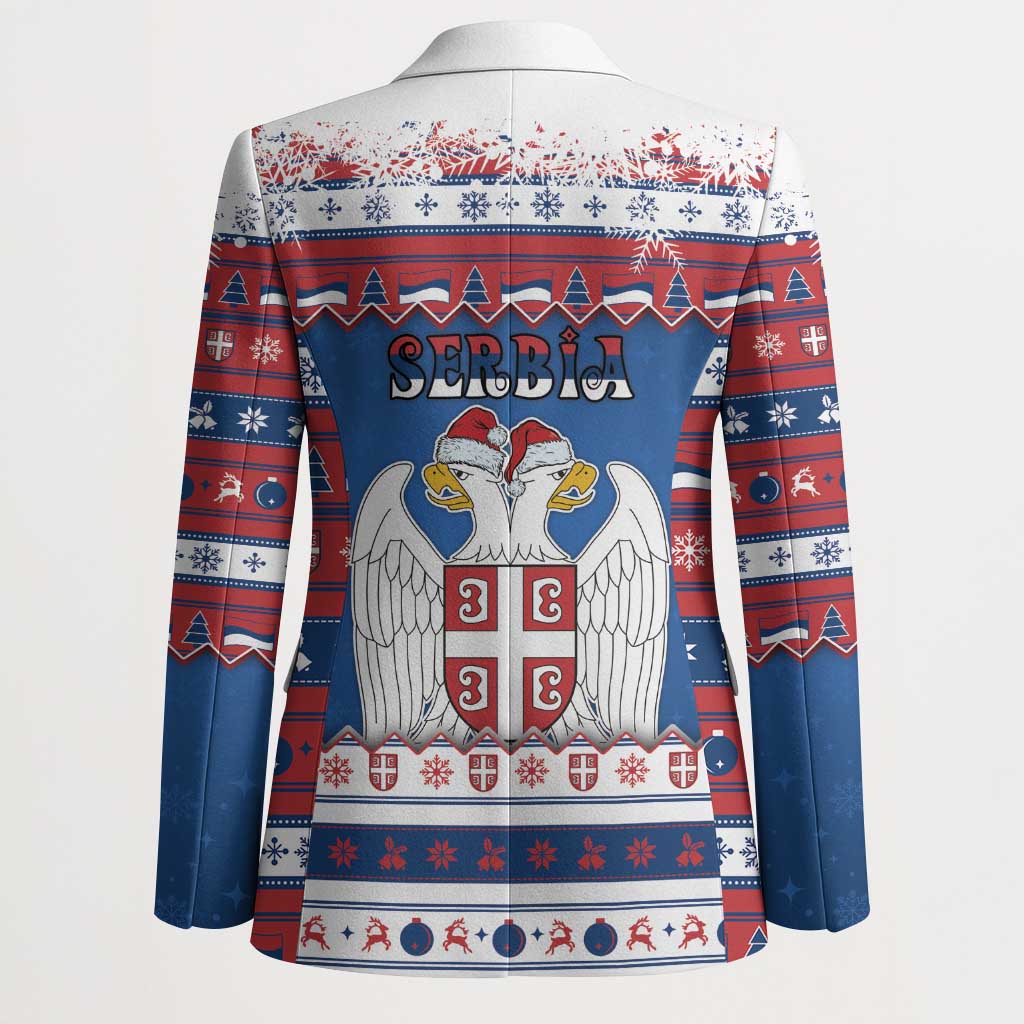 Serbia Christmas Blazer I Am The Serbian Elf - Wonder Print Shop