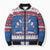 Serbia Christmas Bomber Puffer Jacket I Am The Serbian Elf - Wonder Print Shop