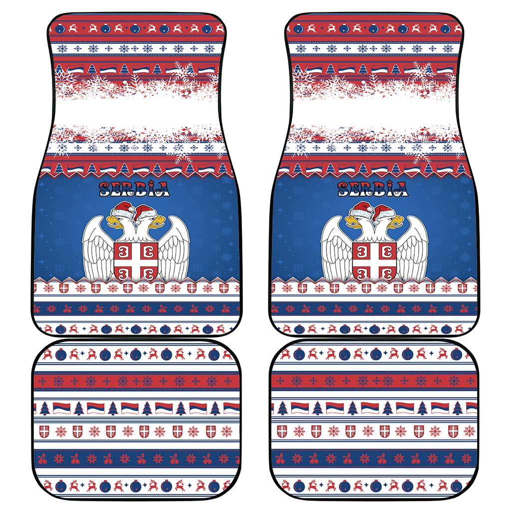 Serbia Christmas Car Mats I Am The Serbian Elf - Wonder Print Shop