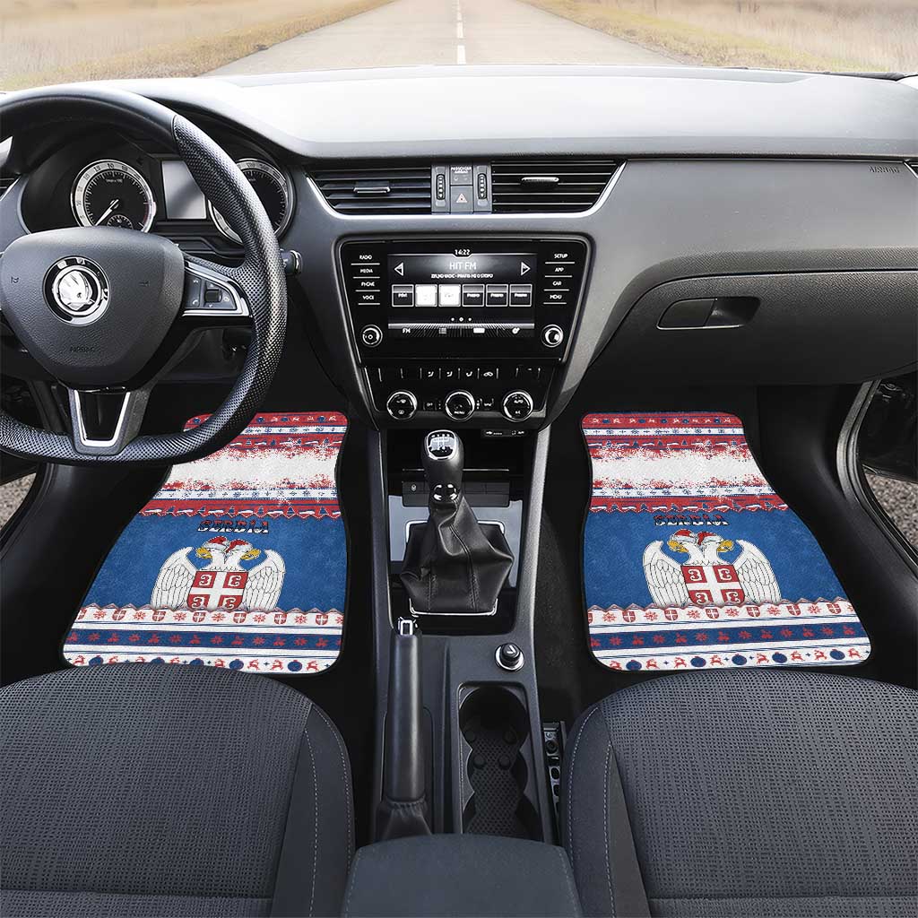 Serbia Christmas Car Mats I Am The Serbian Elf - Wonder Print Shop