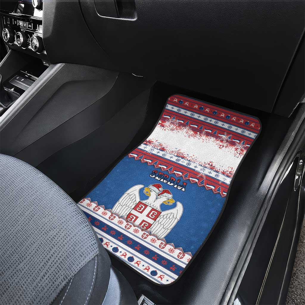 Serbia Christmas Car Mats I Am The Serbian Elf - Wonder Print Shop