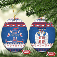 Serbia Christmas Ceramic Ornament I Am The Serbian Elf - Wonder Print Shop