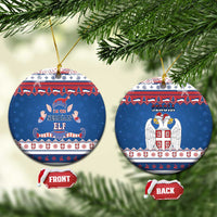 Serbia Christmas Ceramic Ornament I Am The Serbian Elf - Wonder Print Shop