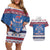 Serbia Christmas Couples Matching Off Shoulder Short Dress and Hawaiian Shirt I Am The Serbian Elf - Wonder Print Shop