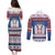 Serbia Christmas Couples Matching Puletasi and Long Sleeve Button Shirt I Am The Serbian Elf - Wonder Print Shop