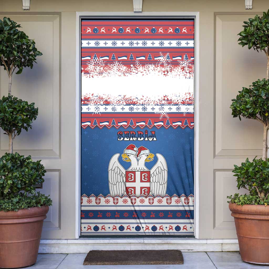 Serbia Christmas Door Cover I Am The Serbian Elf - Wonder Print Shop