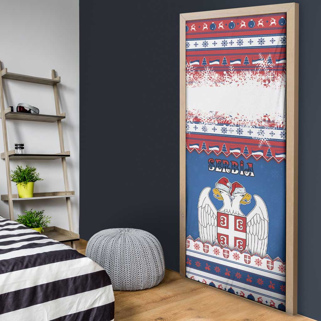 Serbia Christmas Door Cover I Am The Serbian Elf - Wonder Print Shop