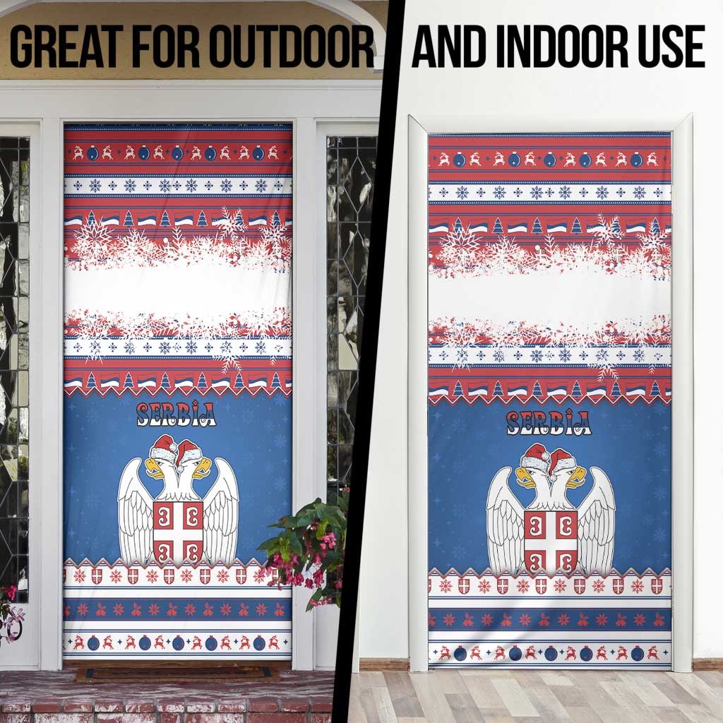 Serbia Christmas Door Cover I Am The Serbian Elf - Wonder Print Shop