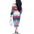 Serbia Christmas Family Matching Off The Shoulder Long Sleeve Dress and Hawaiian Shirt I Am The Serbian Elf - Wonder Print Shop