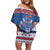 Serbia Christmas Family Matching Off Shoulder Short Dress and Hawaiian Shirt I Am The Serbian Elf - Wonder Print Shop