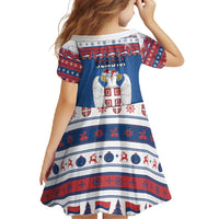 Serbia Christmas Family Matching Short Sleeve Bodycon Dress and Hawaiian Shirt I Am The Serbian Elf - Wonder Print Shop