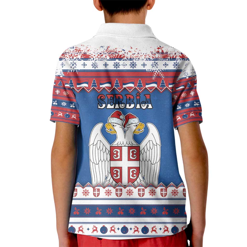 Serbia Christmas Kid Polo Shirt I Am The Serbian Elf - Wonder Print Shop
