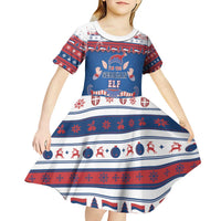 Serbia Christmas Kid Short Sleeve Dress I Am The Serbian Elf - Wonder Print Shop