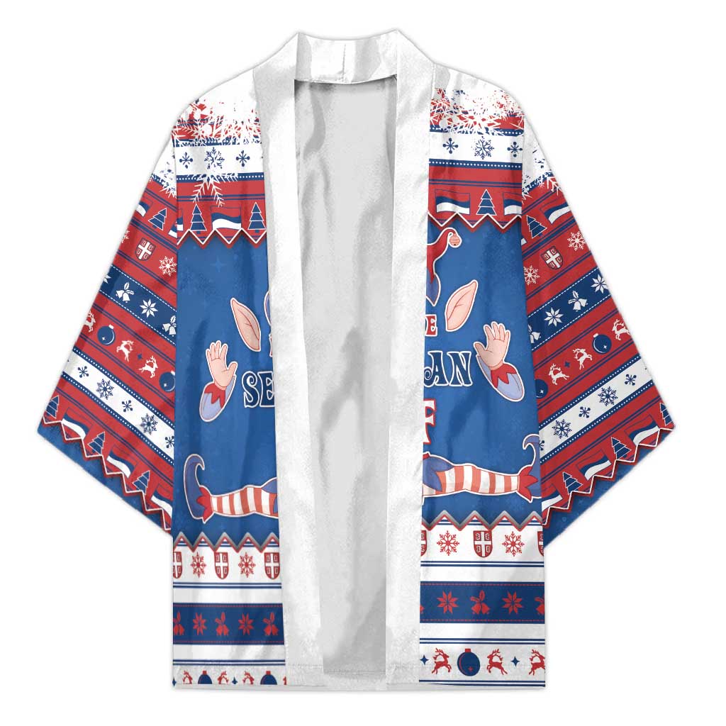 Serbia Christmas Kimono I Am The Serbian Elf - Wonder Print Shop