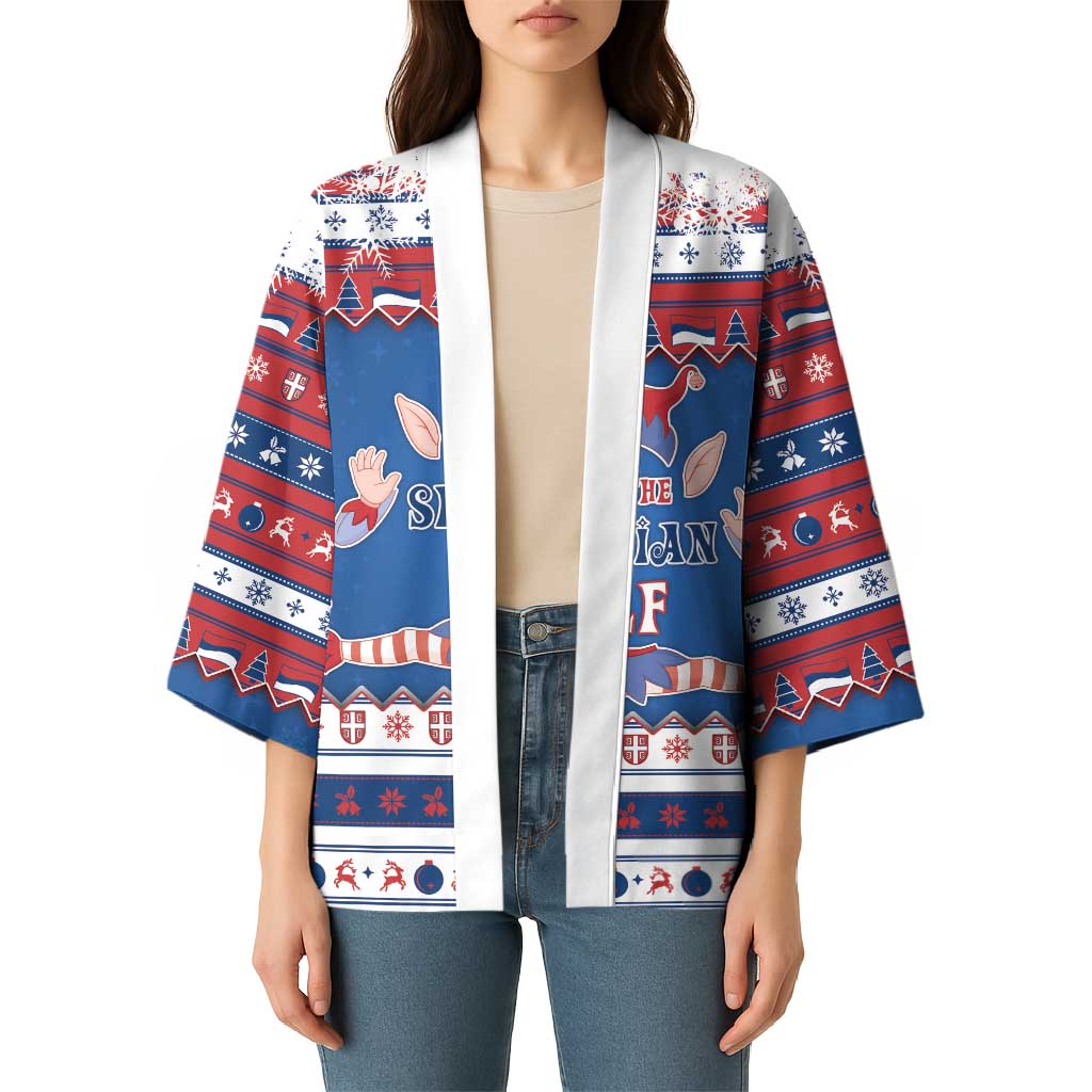 Serbia Christmas Kimono I Am The Serbian Elf - Wonder Print Shop