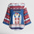 Serbia Christmas Kimono Sleeve Blouse I Am The Serbian Elf - Wonder Print Shop