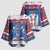 Serbia Christmas Kimono Sleeve Blouse I Am The Serbian Elf - Wonder Print Shop