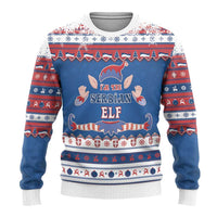 Serbia Christmas Ugly Christmas Sweater I Am The Serbian Elf - Wonder Print Shop