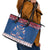 Serbia Christmas Leather Tote Bag I Am The Serbian Elf - Wonder Print Shop