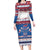 Serbia Christmas Long Sleeve Bodycon Dress I Am The Serbian Elf - Wonder Print Shop